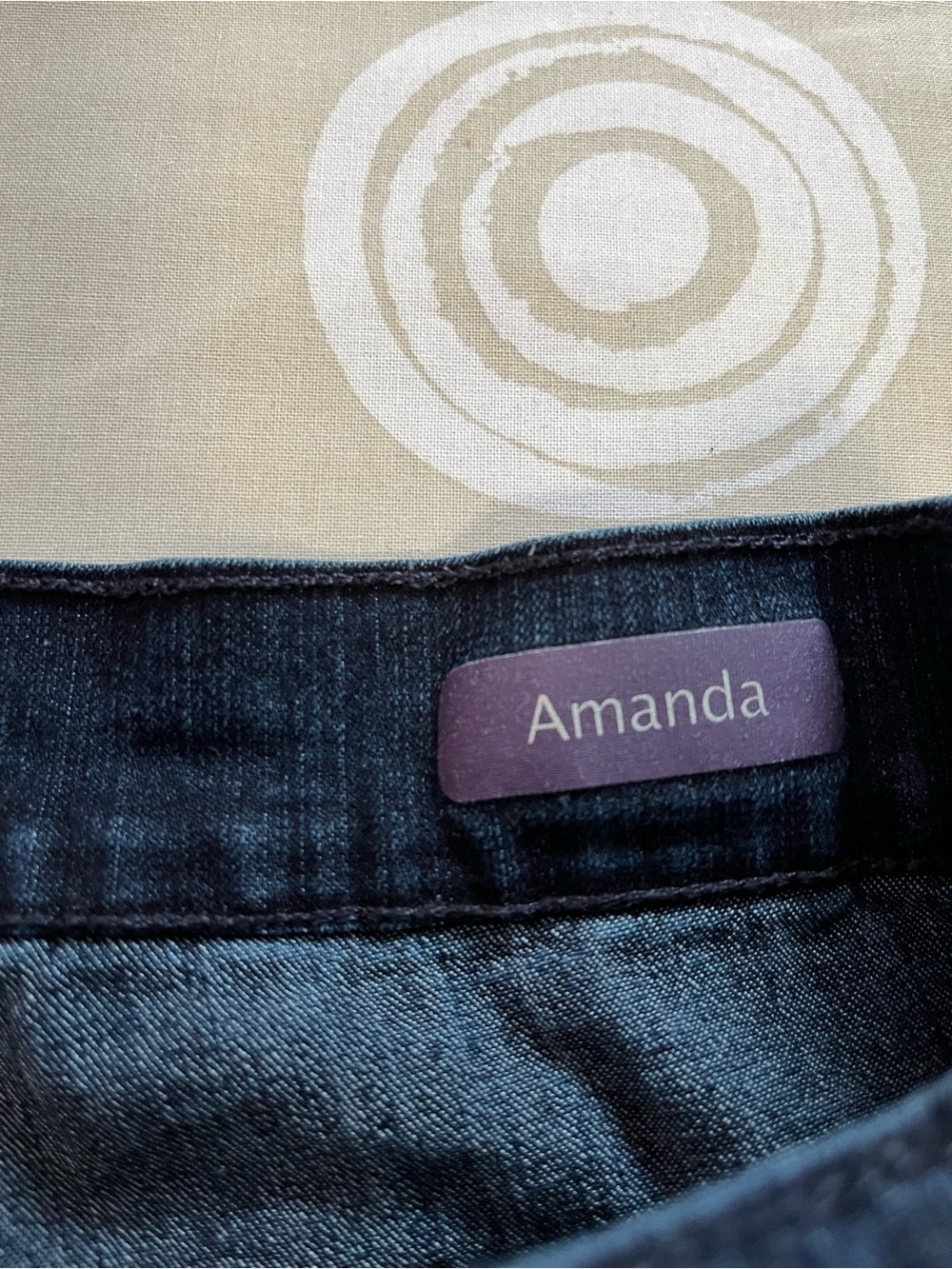 Gloria Vanderbilt denim capris with fancy pockets-Ladies 16W - Picture 6 of 8